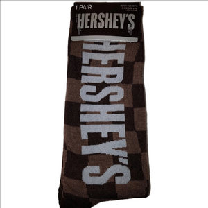 4 / $25 Hersheys Chocolate Bar Novelty Socks Brown Graphic Crew Socks